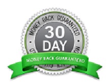 30 day money back guaranteed label